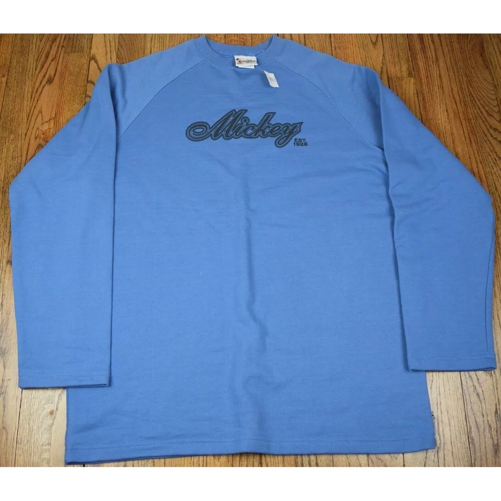 NWT Vintage Walt Disney World Men's Sweatshirt‎ Crewneck Mickey Mouse Size XL